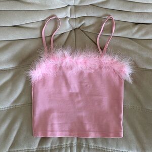 Y2K Pink Cropped Tank